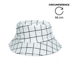 Chokore  Chokore Reversible Plaid Bucket Hat (White)