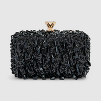 Chokore Chokore Embellished Evening Clutch/Handbag (Black)