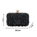 Chokore Chokore Embellished Evening Clutch/Handbag (Black) 