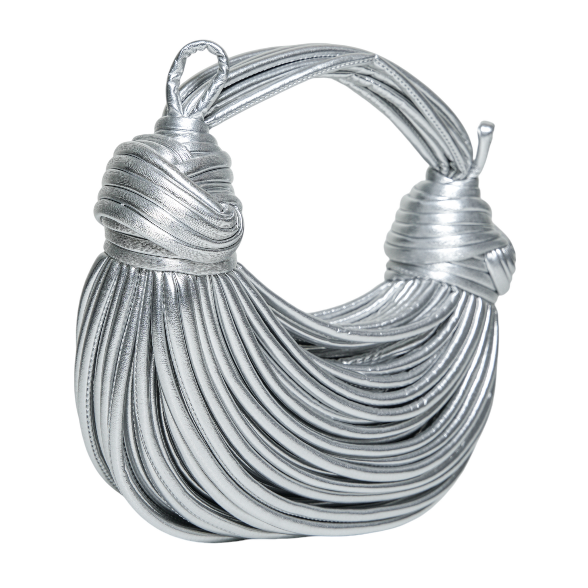 Chokore Double Knot Hobo Bag (Silver)