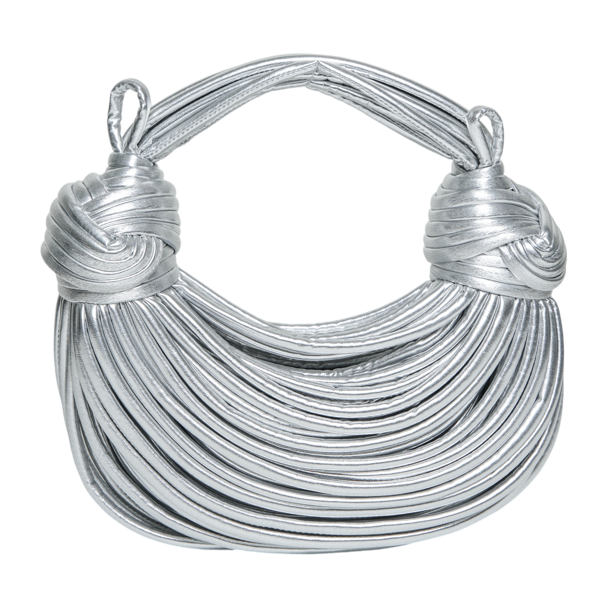 Chokore Double Knot Hobo Bag (Silver)