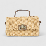 Chokore  Chokore Rattan Woven Box Bag (Camel)