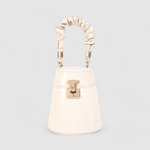 Chokore  Chokore Crocodile Pattern Mini Bucket Bag (Beige)