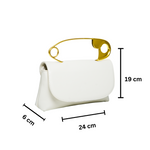 Chokore Chokore Golden Pin Sling Bag (White) 