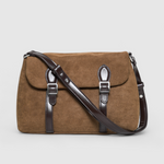 Chokore Chokore Golden Pin Sling Bag (White) Chokore Suede Vintage Shoulder Bag (Brown)