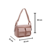 Chokore Chokore Minimalist Leather Handbag (Pink) 