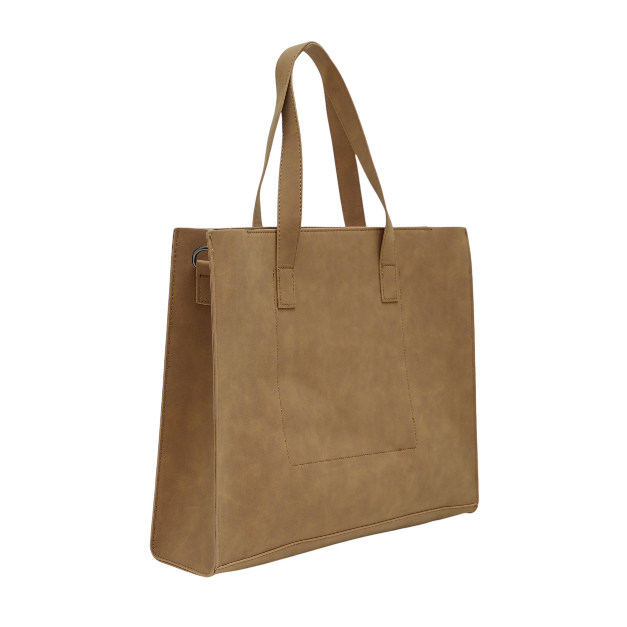 Chokore Minimal Square Tote Bag (Brown)