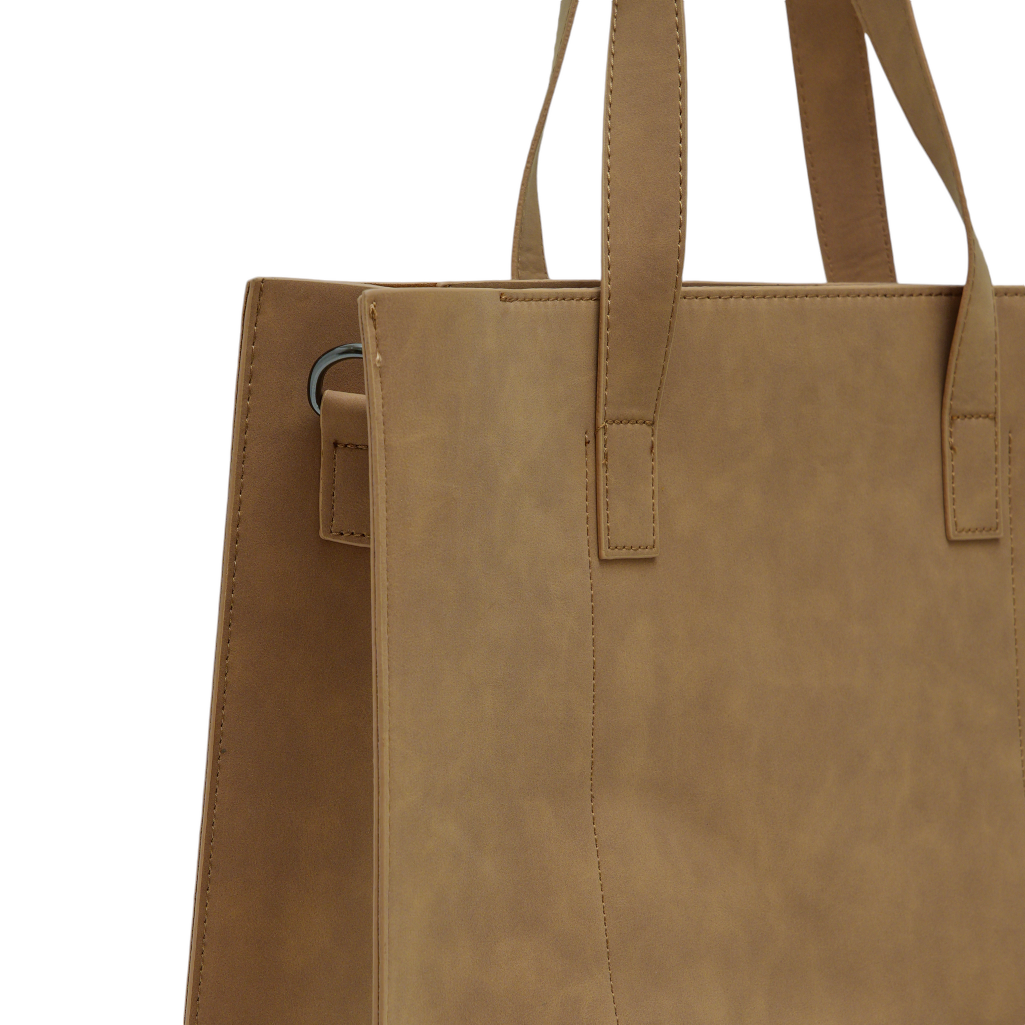 Chokore Minimal Square Tote Bag (Brown)