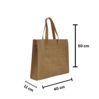 Chokore Chokore Minimal Square Tote Bag (Brown)