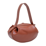 Chokore Chokore Clutch Shoulder Round Hobo Bag (Brown) 