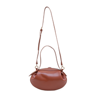 Chokore Chokore Clutch Shoulder Round Hobo Bag (Brown)