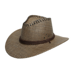 Chokore Chokore Western Sunshade Straw Cowboy Hat (Brown) 