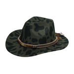 Chokore Chokore Cow Print Cowboy Hat (Olive Green) 