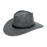 Chokore Chokore Western Sunshade Straw Cowboy Hat (Black) 