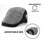 Chokore Chokore Retro British Plaid Ivy Cap (Black) 