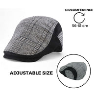 Chokore Chokore Retro British Plaid Ivy Cap (Black)