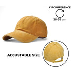 Chokore Chokore Blank Washed Baseball Cap (Yellow) 