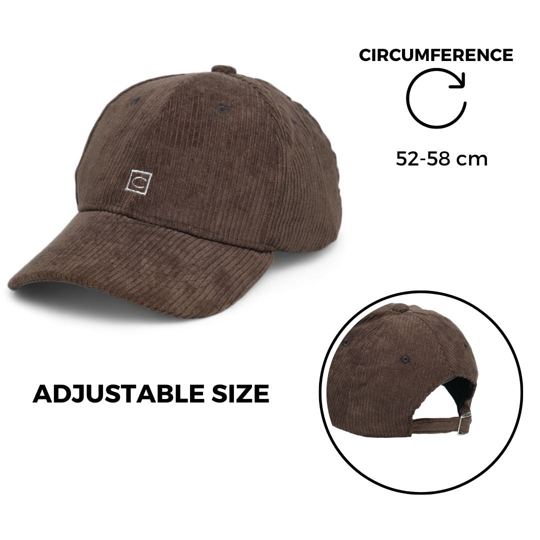 Chokore All Seasons Corduroy Baseball Cap (Brown)