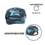 Chokore Chokore Camouflage Flat Top Cap (Blue) 