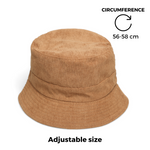 Chokore Chokore Reversible Corduroy Bucket Hat (Camel) 