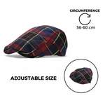 Chokore Chokore Classic Checked Ivy Cap (Navy Blue) 