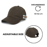 Chokore Chokore Curved Brim Leather Label Baseball Cap (Light Brown) 