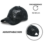 Chokore Chokore Suede Camouflage Curved Brim Baseball Cap (Black) 