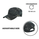 Chokore Chokore Camouflage Flat Top Cap (Black) 