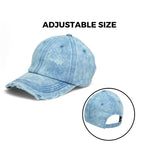 Chokore Chokore Distressed Denim Baseball Cap (Light Blue) 