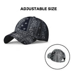 Chokore Chokore Paisley print Baseball Cap (Black) 