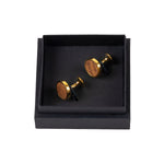 Chokore Chokore Gold and Wood Premium Range of Cufflinks 