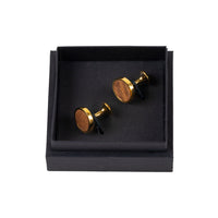 Chokore Chokore Gold and Wood Premium Range of Cufflinks