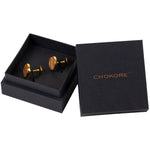 Chokore Chokore Gold and Wood Premium Range of Cufflinks 