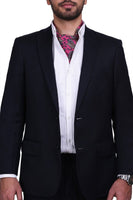 Chokore Chokore Men's Marsela & Blue Silk Designer Cravat