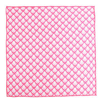 Chokore Chokore Magenta Silk Pocket Square - Indian At Heart line