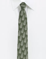 Chokore Chokore Grey & White Silk Tie - Indian at Heart line